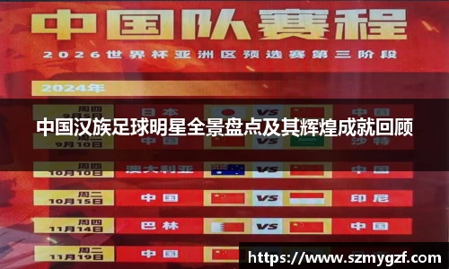 中国汉族足球明星全景盘点及其辉煌成就回顾